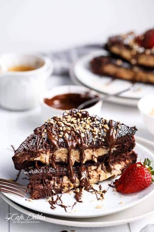 Unforgettable Brunch: Peanut Butter Cheesecake Stuffed French Toast